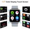 Donerton Smart Watch, Fitness Tracker for Women, 1.4" TFT LCD Screen Smartwatch with Heart Rate and Sleep Monitor, IP67 Waterproof Activity Tracker with Pedometer, Fitness Watch for Android and iOS